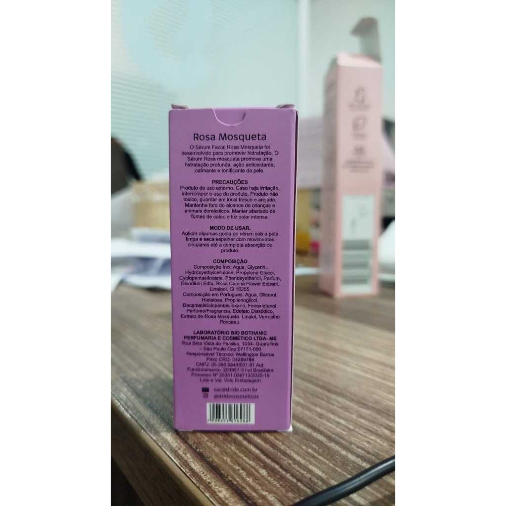 Sérum Facial Rosa Mosqueta Menimake By Dride - Regenerador e Clareador de Manchas