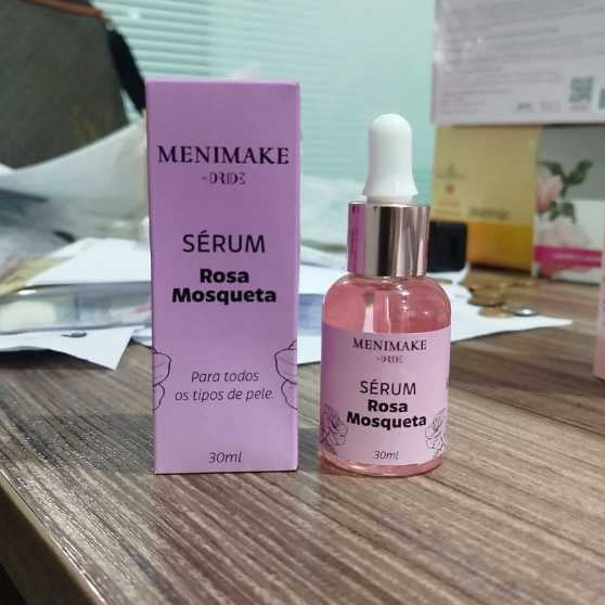 Sérum Facial Rosa Mosqueta Menimake By Dride - Regenerador e Clareador de Manchas