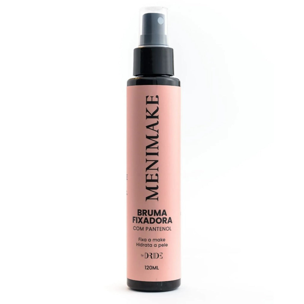 Kit SkinCare Profissional  Mousse Limpeza + Sérum Rosa Mosqueta + Bruma Fixadora Menimake