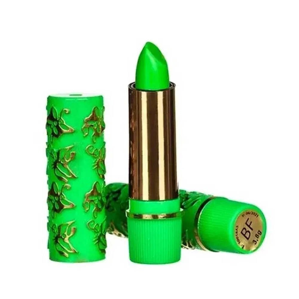 Kit 18 Batom Mágico Verde  Muda de Cor 24h Longa Duração Oferta