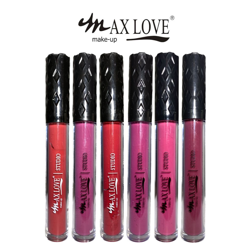 Batom Líquido Matte 24 Horas Max Love Cores 33 a 38 Não Transfere Original