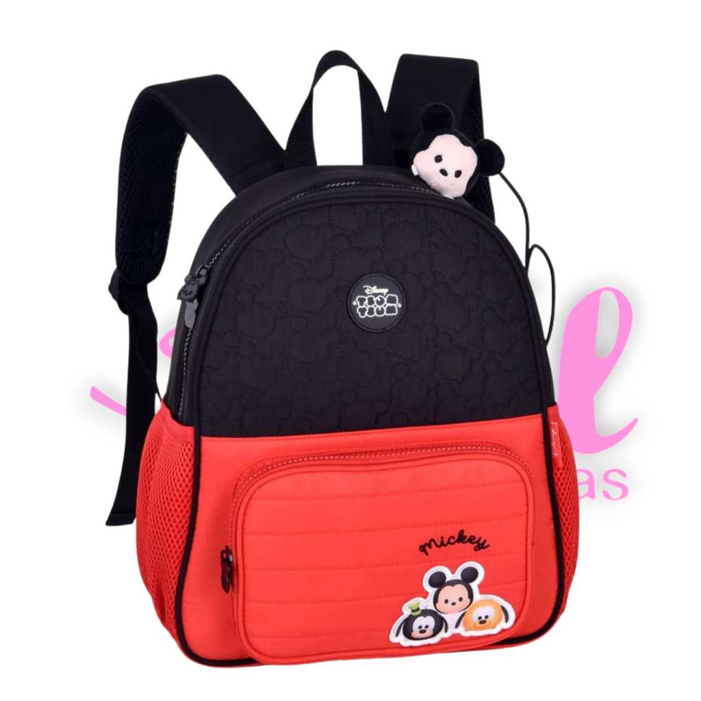 Mochila Infantil Escolar Disney Minnie Tsum Tsum Original Clio Bolsa Feminina Escolar 13 Polegadas