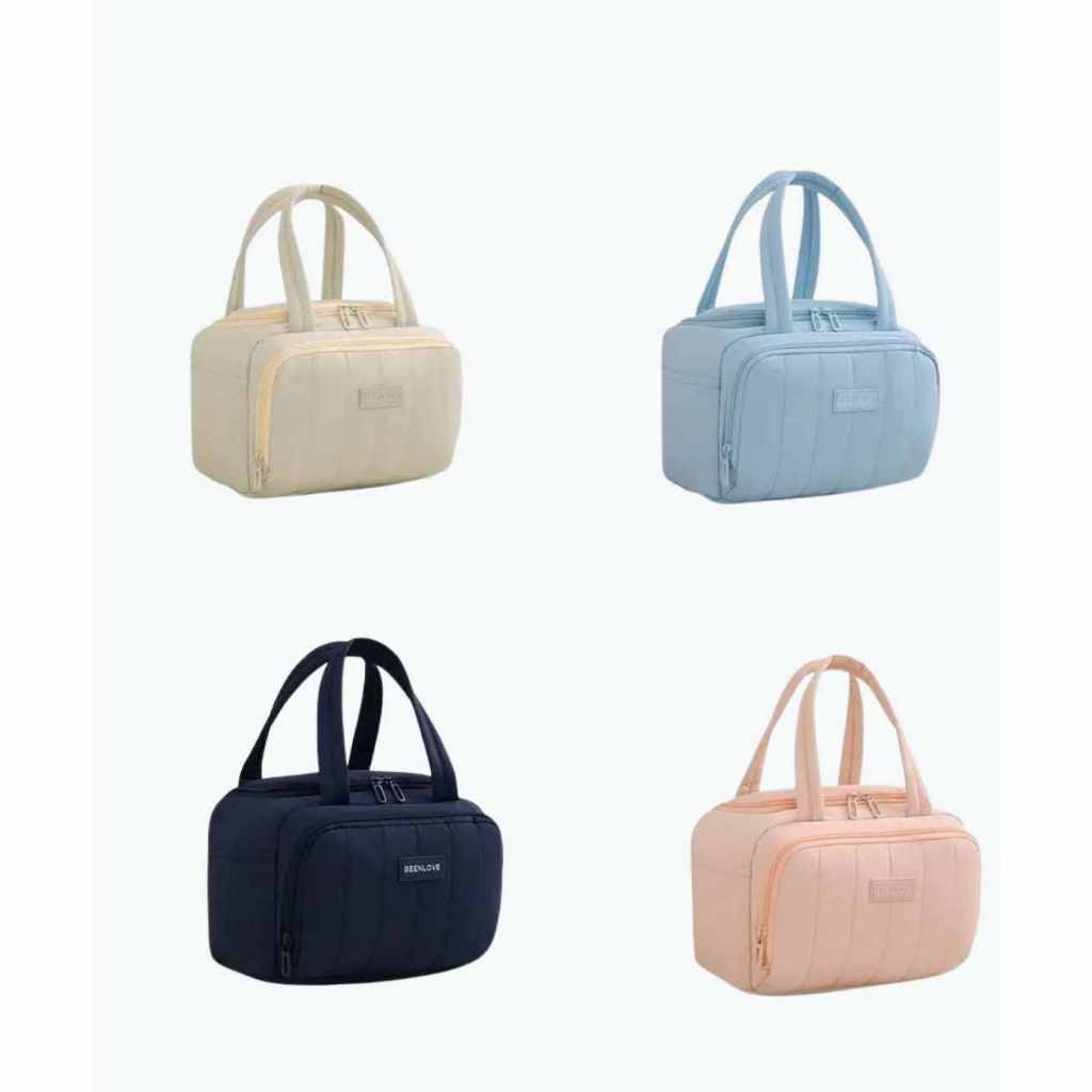 Bolsa Térmica Grande Lancheira Marmita Com Bolsos Porta Refeição Resistente Trabalho Escola Viagem 26cm