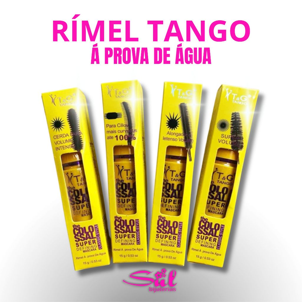 Máscara de Cílios Rímel Tango Original á prova d´água Professional Style