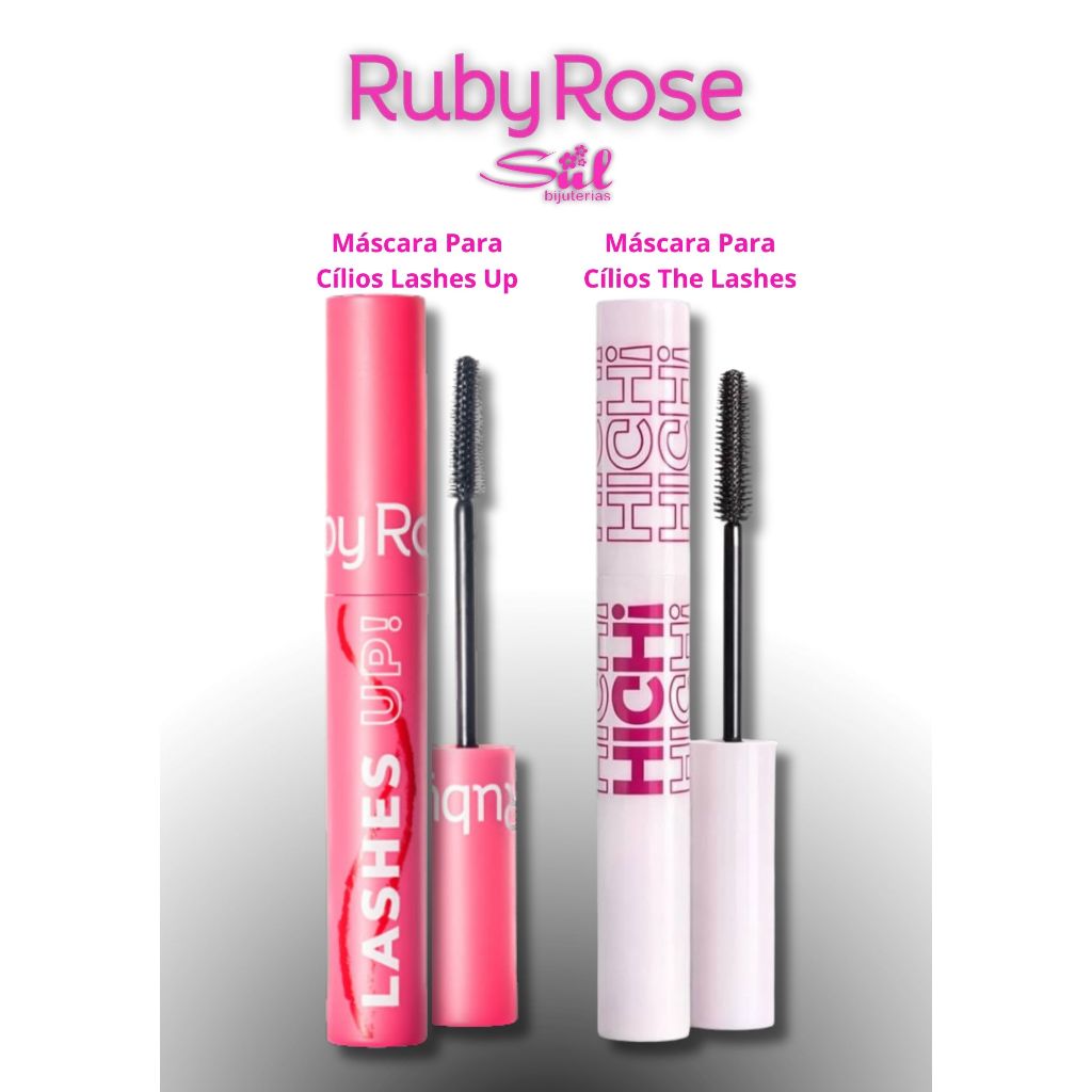 Máscara Para Cílios Ruby Rose Lashes Up ou The Lashes Alonga e Define Original