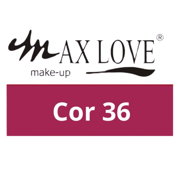 Batom Líquido Matte 24 Horas Max Love Cores 33 a 38 Não Transfere Original