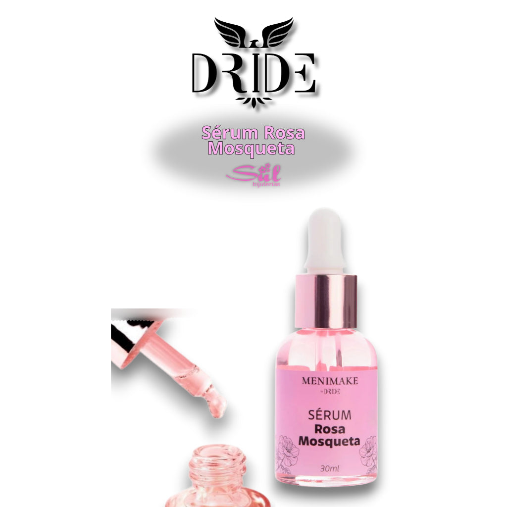 Kit SkinCare Profissional  Mousse Limpeza + Sérum Rosa Mosqueta + Bruma Fixadora Menimake