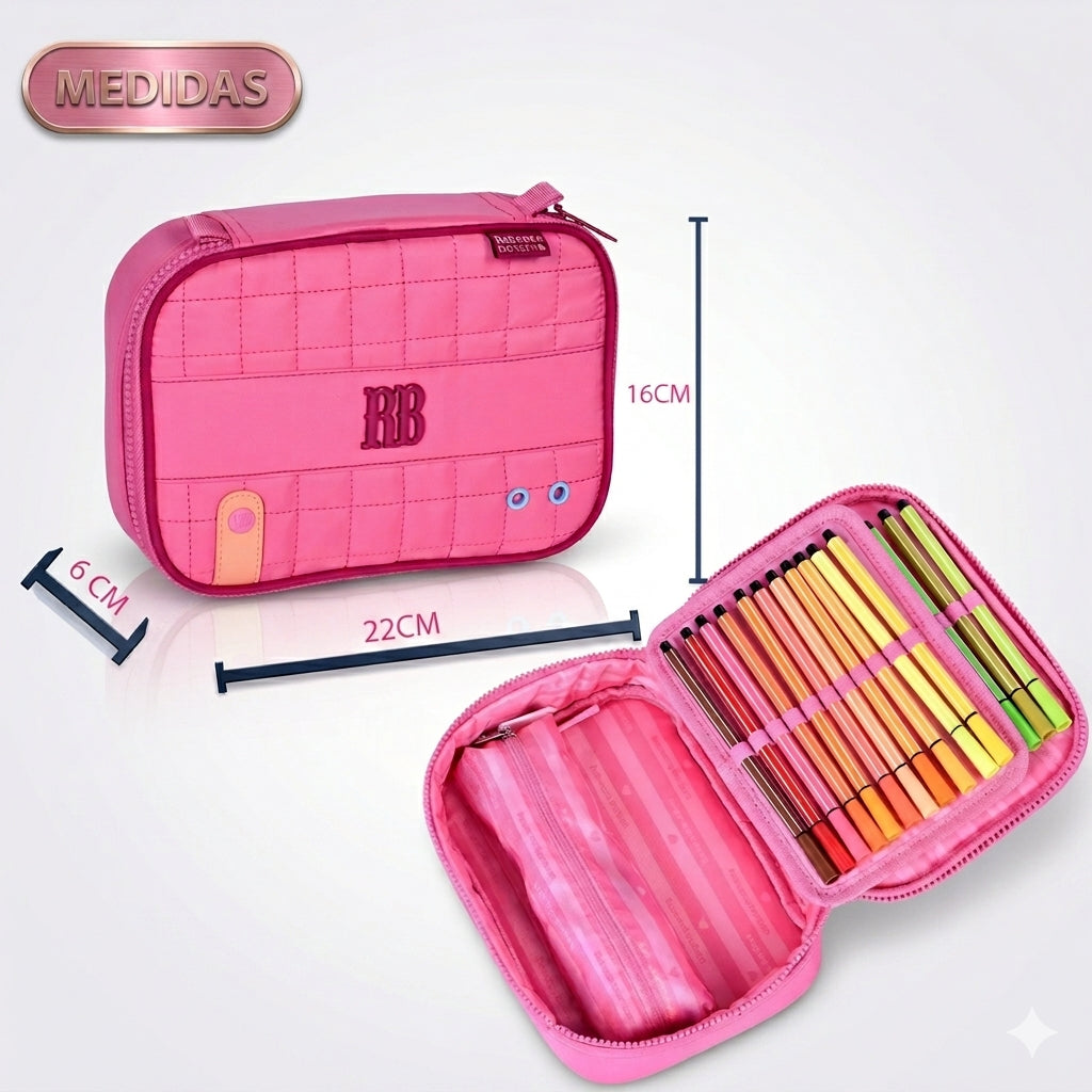 Estojo rebecca Bonbon Box 36 Pens Escolar Clio Original
