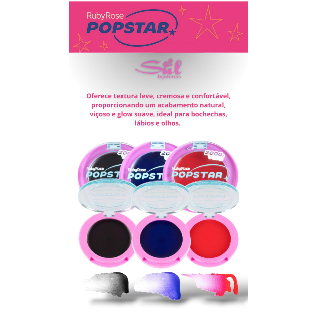 Kit De Maquiagem Ruby Rose Original Completo Presente Dia Dos Namorados Com Necessaire Envio Rapido