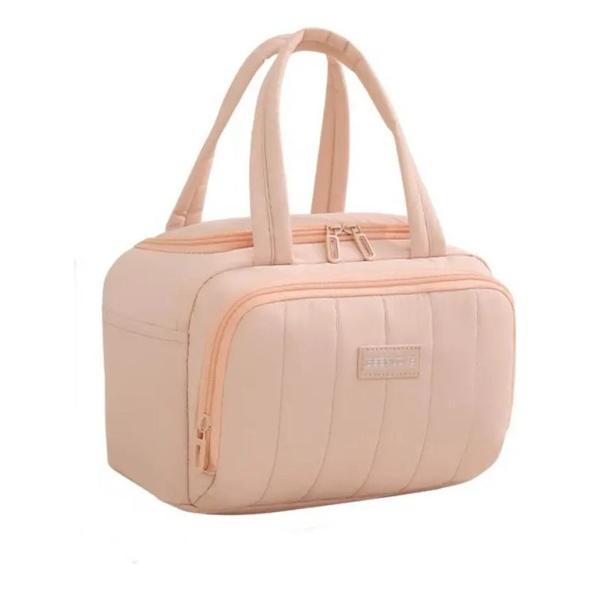 Bolsa Térmica Grande Lancheira Marmita Com Bolsos Porta Refeição Resistente Trabalho Escola Viagem 26cm