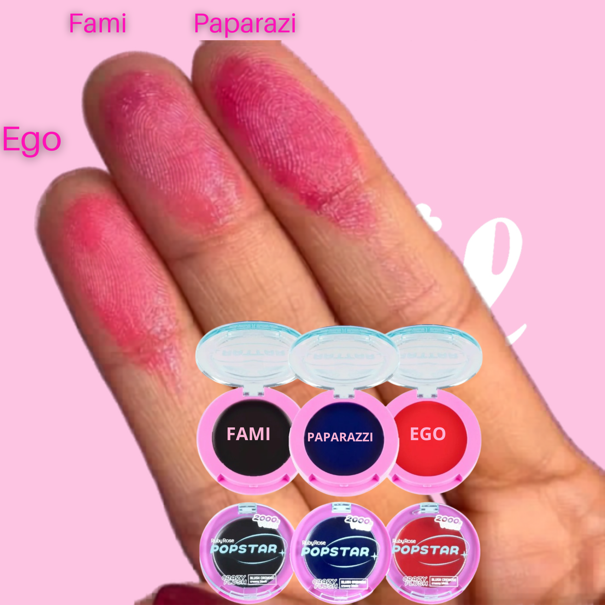 Blush Cremoso Popstar Crazy Flush - Ruby Rose