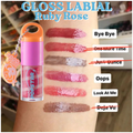 Gloss Labial Ruby Rose Popstar - Brilho Intenso &amp; Vibe 2000s