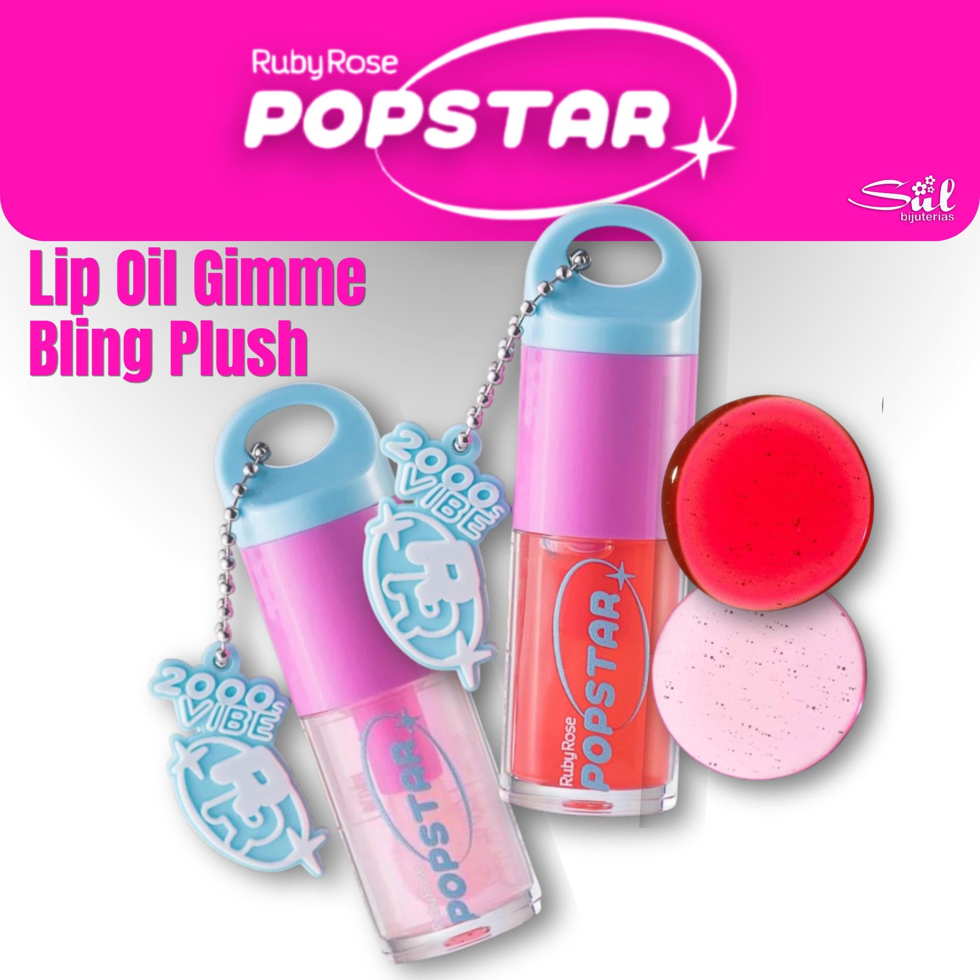Lip Oil Ruby Rose Gimme Bling Plush Popstar