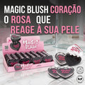 Febella Magic Blush Heart Black Turns Pink According to Ph. Natural Effect Makeup. Ready to Ship. Top Quality.