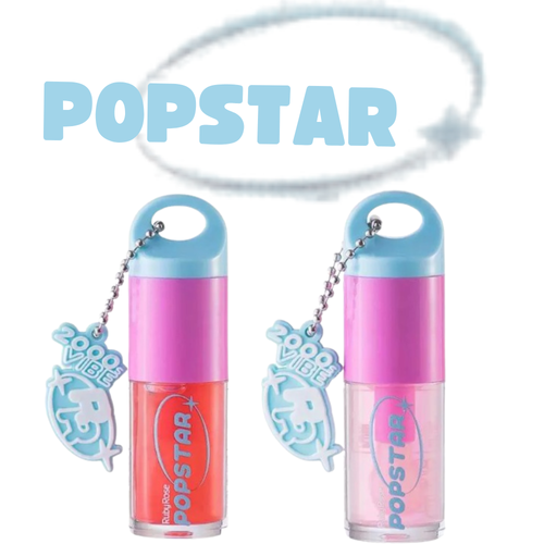 Gloss Labial Ruby Rose Popstar - Brilho Intenso &amp; Vibe 2000s
