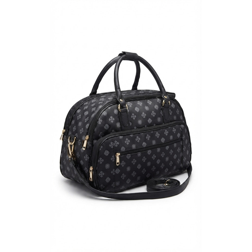 Bolsa De Viagem Mala De Mão Couro Sintético Resistente Grande Unissex Para Viagem Academia Bordo Luxo